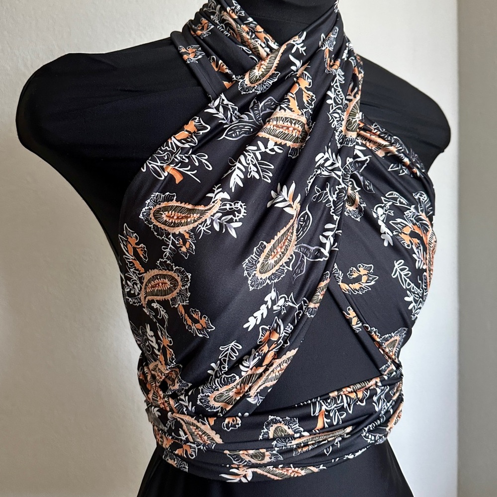 Zaful wrap going out top